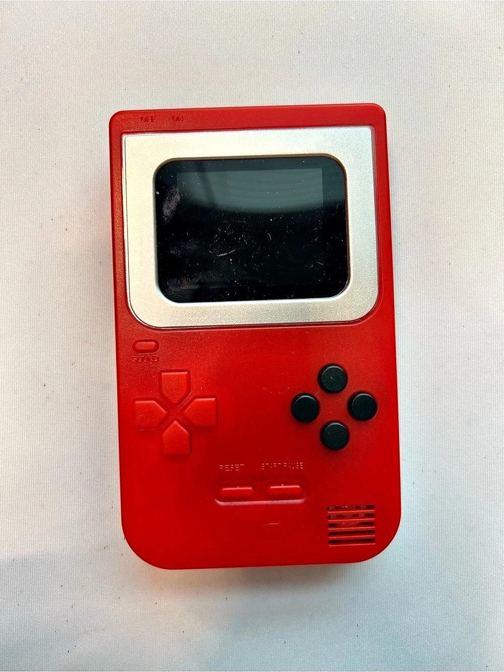 Red Handheld Game Console